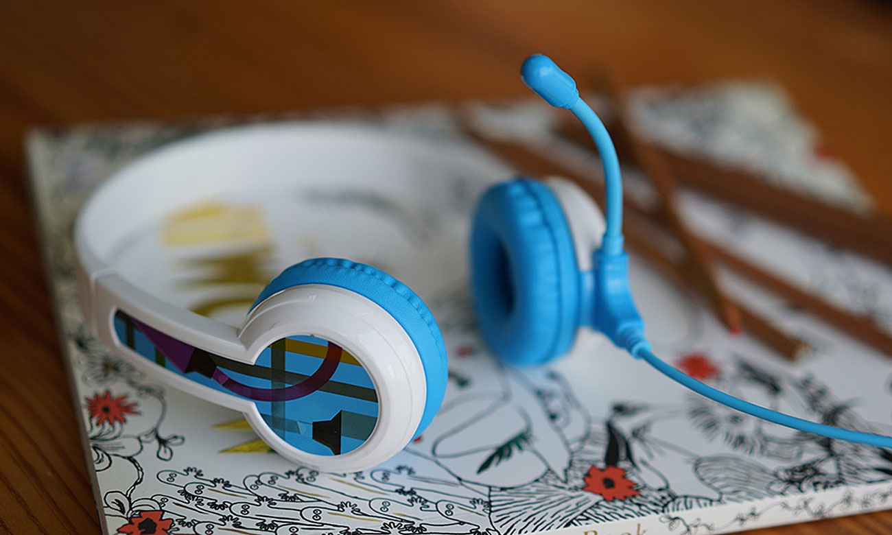 Słuchawki dla dzieci BuddyPhones StudyBuddy niebieskie
