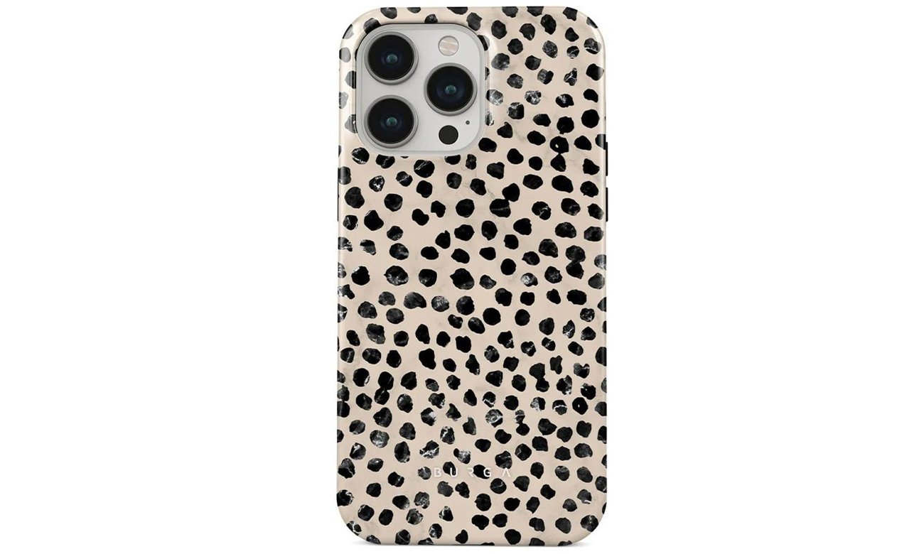 Etui Burga Tough Magsafe Gunmetal iPhone 15 Pro Max Almond Latte