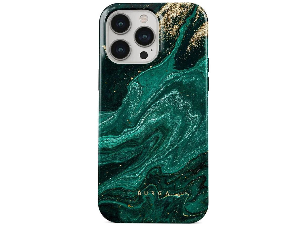 Etui Burga Tough Magsafe Gunmetal iPhone 15 Pro Almond Latte