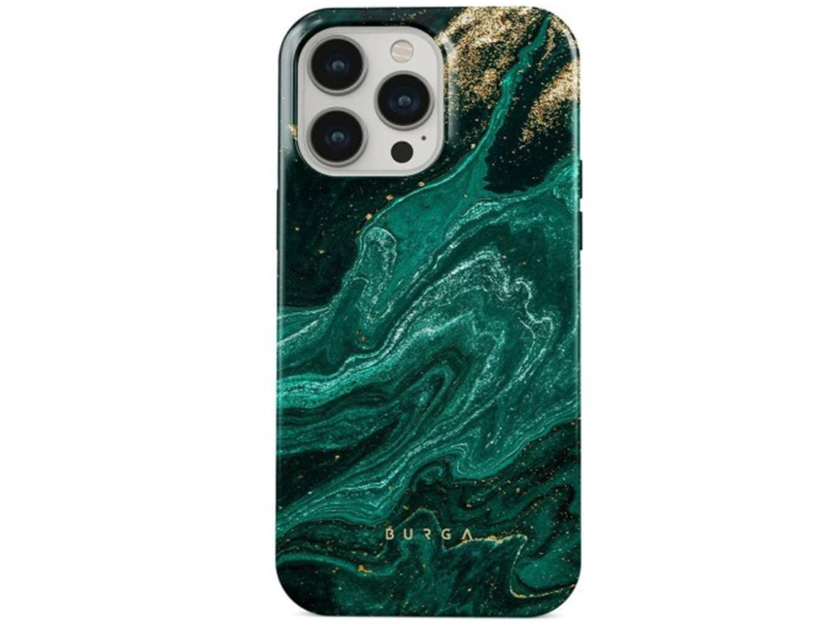Etui Burga Tough Magsafe Gunmetal iPhone 15 Pro Almond Latte