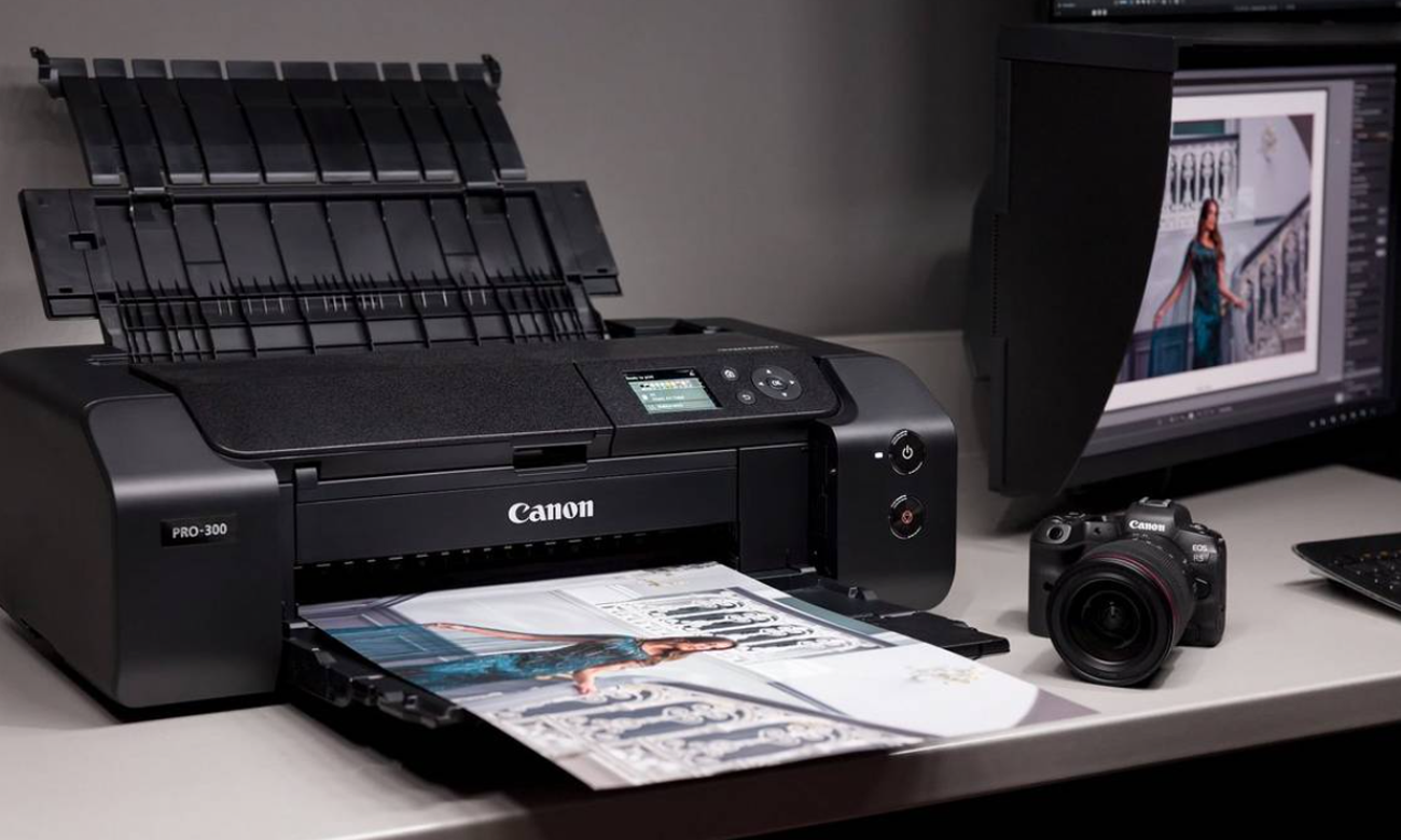 Canon IMAGEPROGRAF PRO-300 w studiu fotograficznym