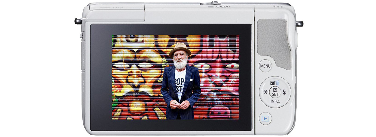 Bezlusterkowiec Canon EOS M10 body biały 0922C002AA ekran LCD