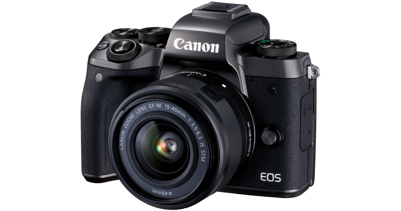 Canon EOS M5 + 15-45mm Kompaktowy Rozmiar