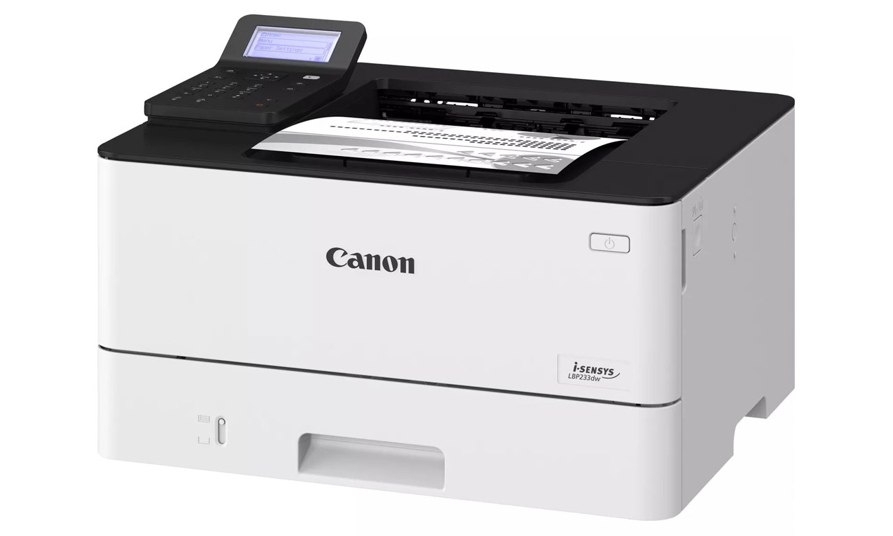 Canon i-SENSYS LBP233DW widok z boku pod kątem