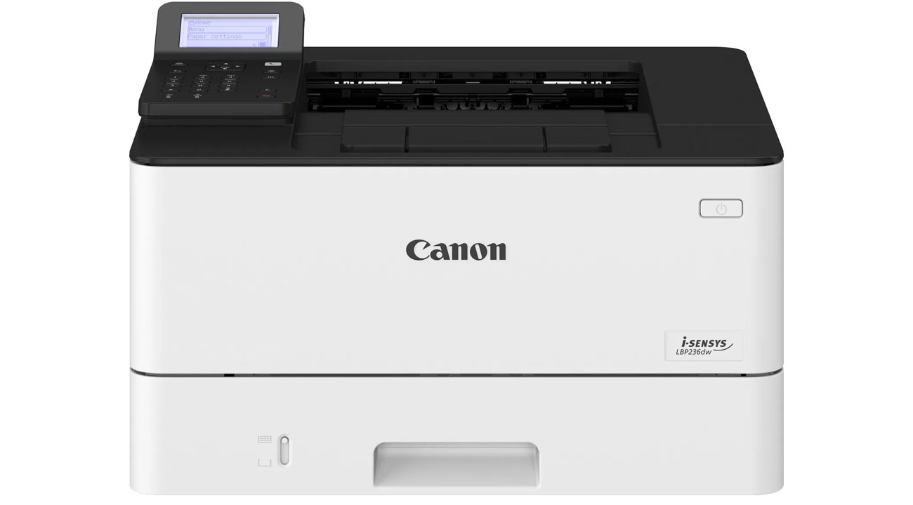 Canon i-SENSYS LBP236DW widok z przodu pod kątem