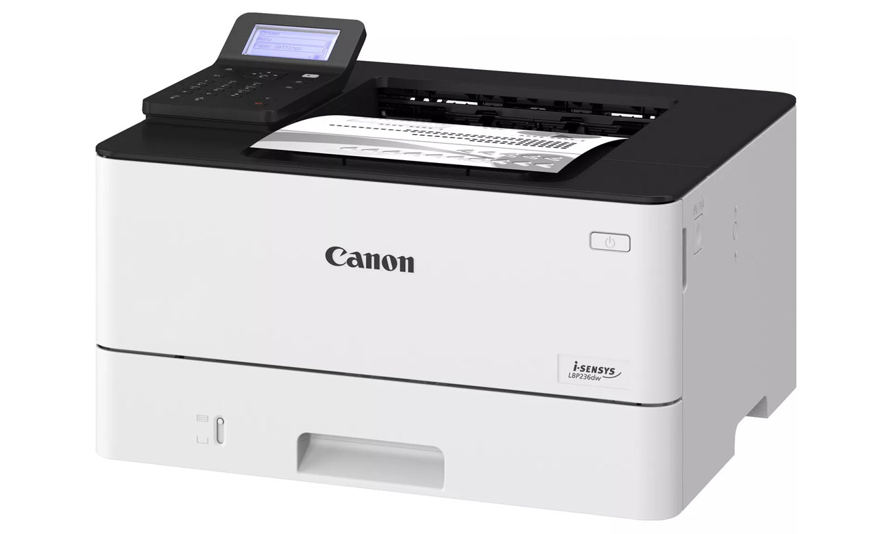 Canon i-SENSYS LBP236DW widok z boku pod kątem