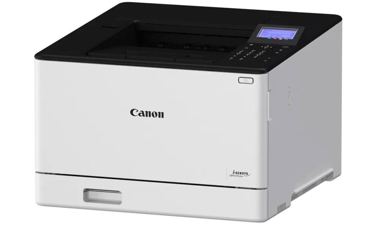 Canon I-SENSYS LBP673Cdw widok z przodu pod kątem