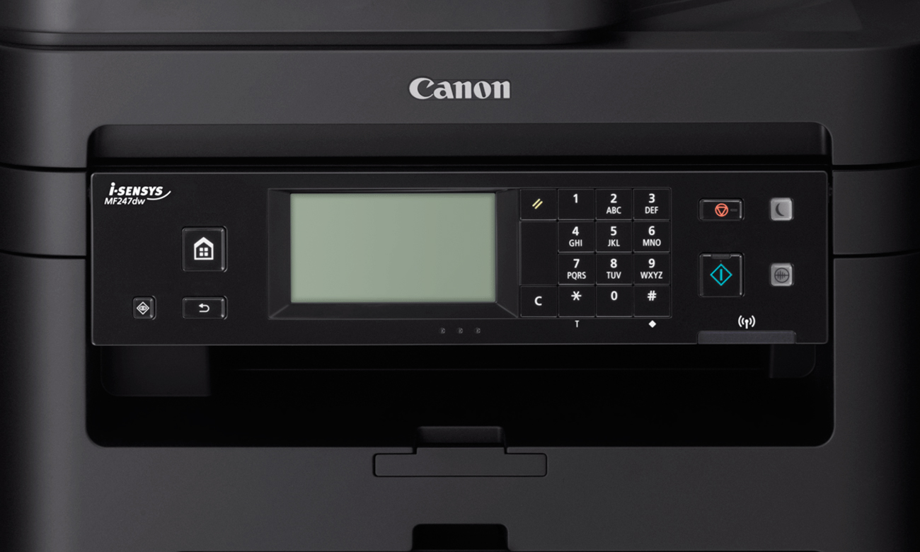 Canon i-SENSYS MF247dw panel sterowania