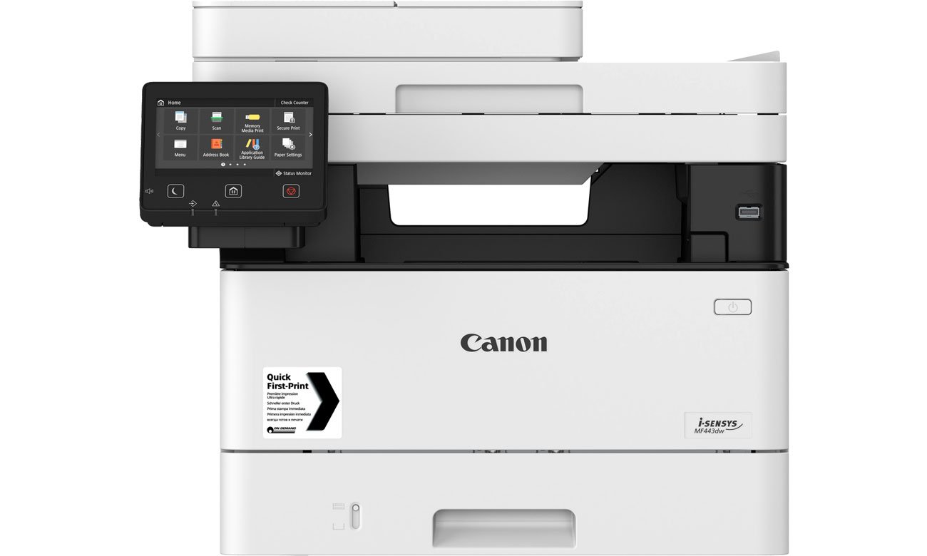 Принтер canon mf443dw как подключить к компьютеру