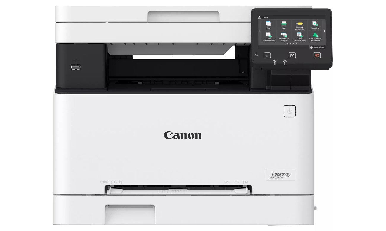 Urządzenie Canon i-SENSYS MF651CW widok z przodu