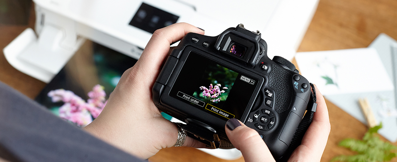 Canon Pixma MG7751 łączność z aparatem
