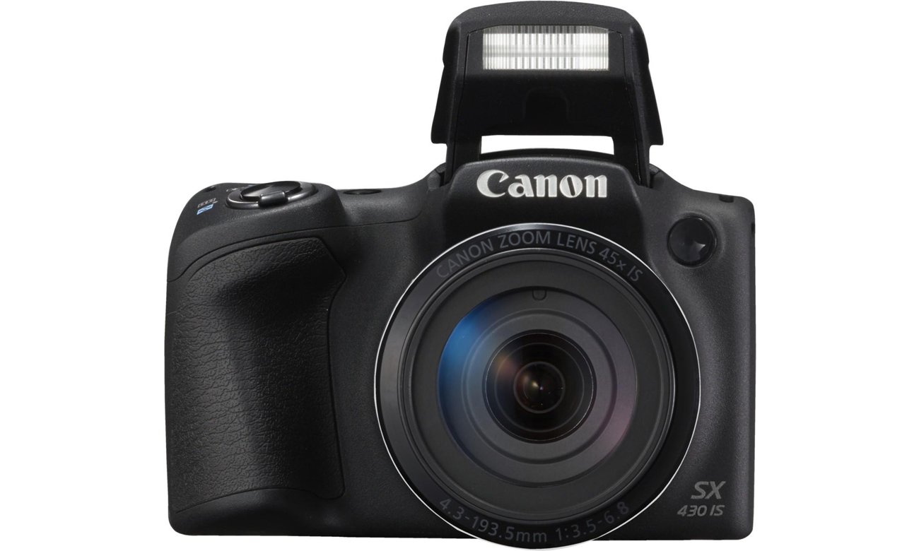 Canon PowerShot SX430 IS Widok Z Przodu
