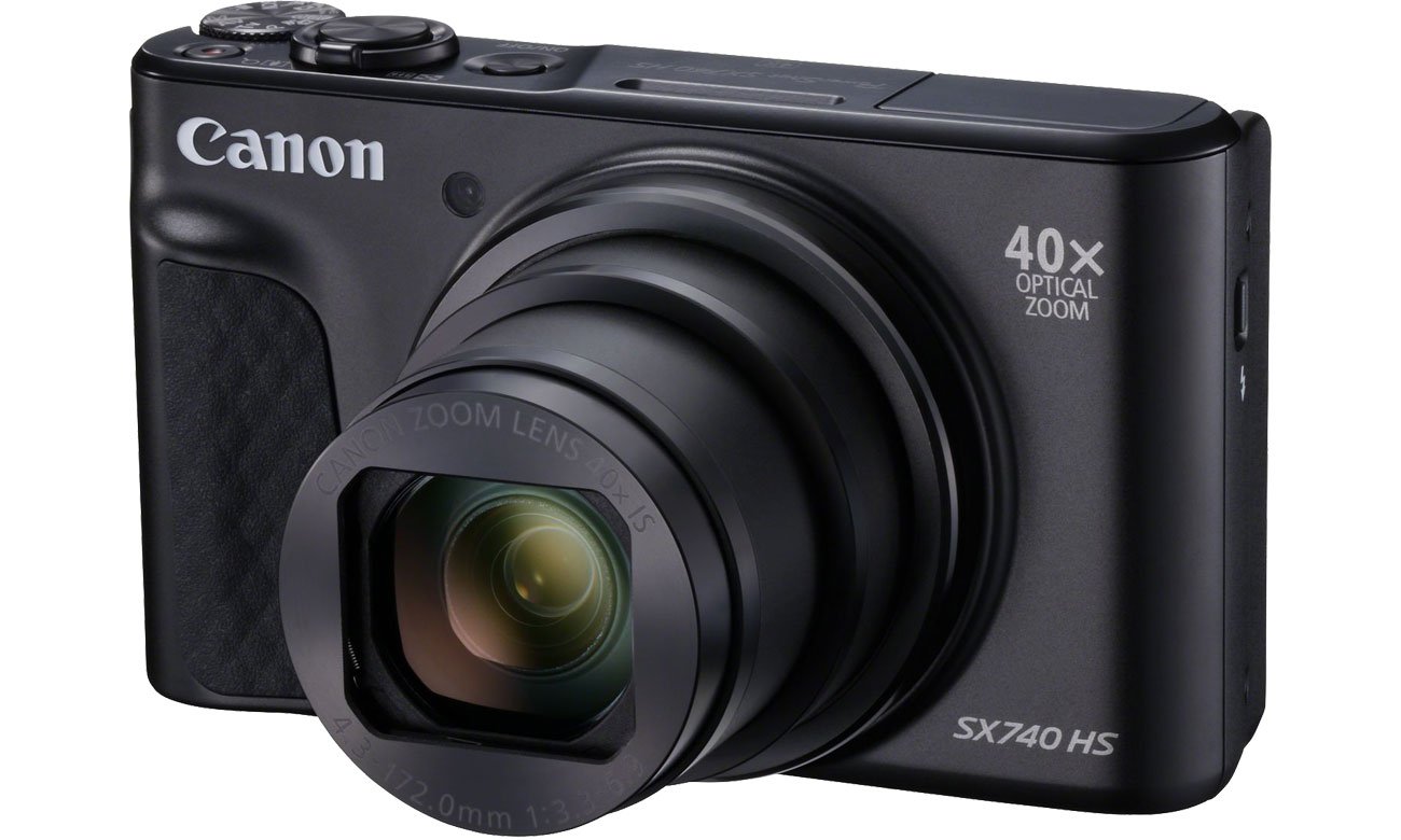 Aparat kompaktowy Canon PowerShot SX740 czarny 2955C002AA