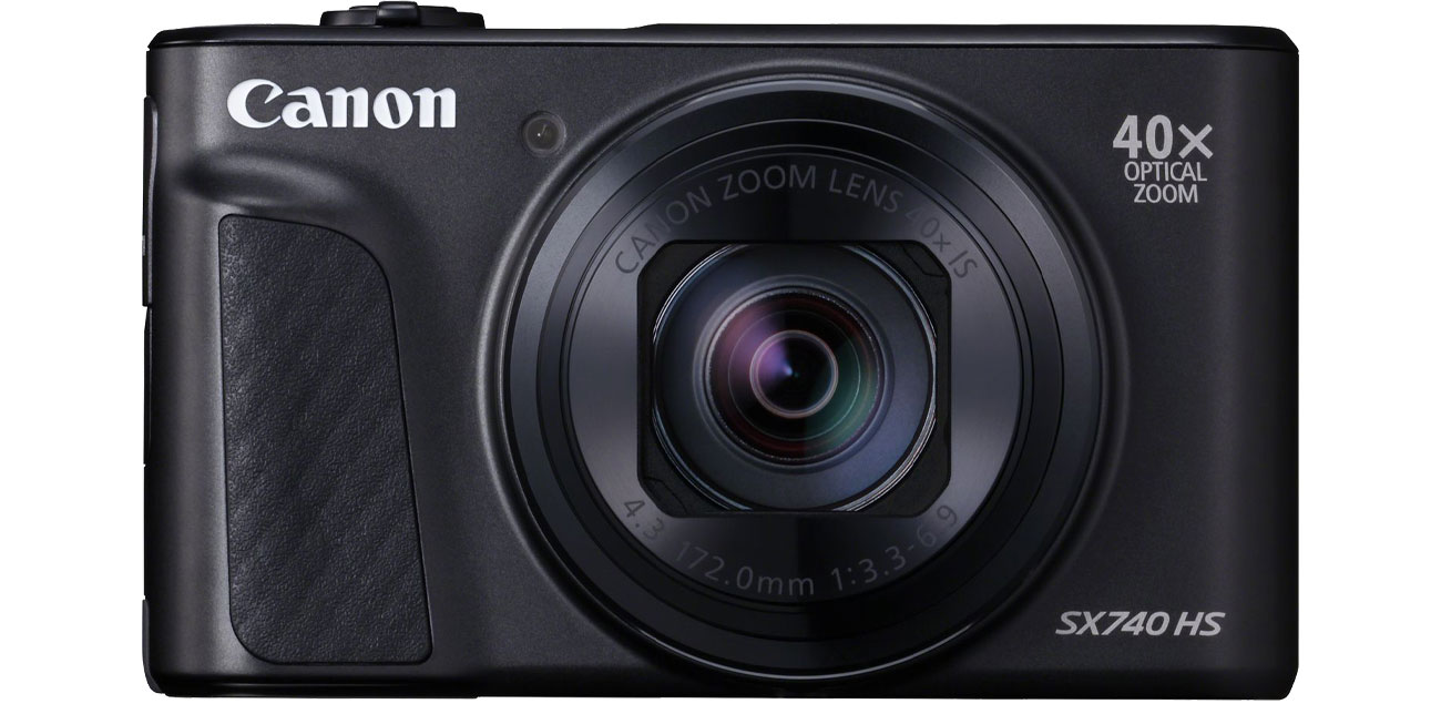 Canon PowerShot SX740 Widok z przodu