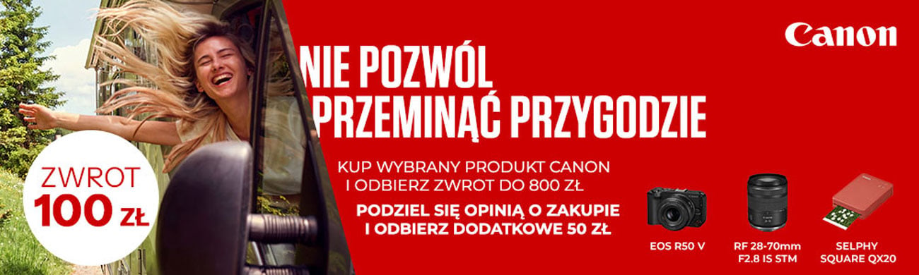 Canon Cashback 2026 promocja