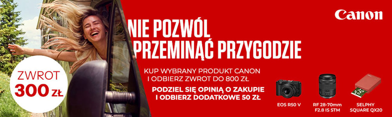 Canon Cashback 2026 promocja