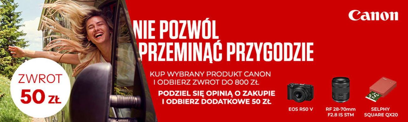 Canon Cashback 2026 promocja