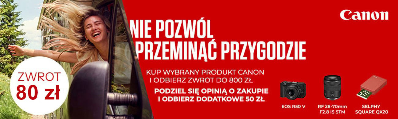 Canon Cashback 2026 promocja