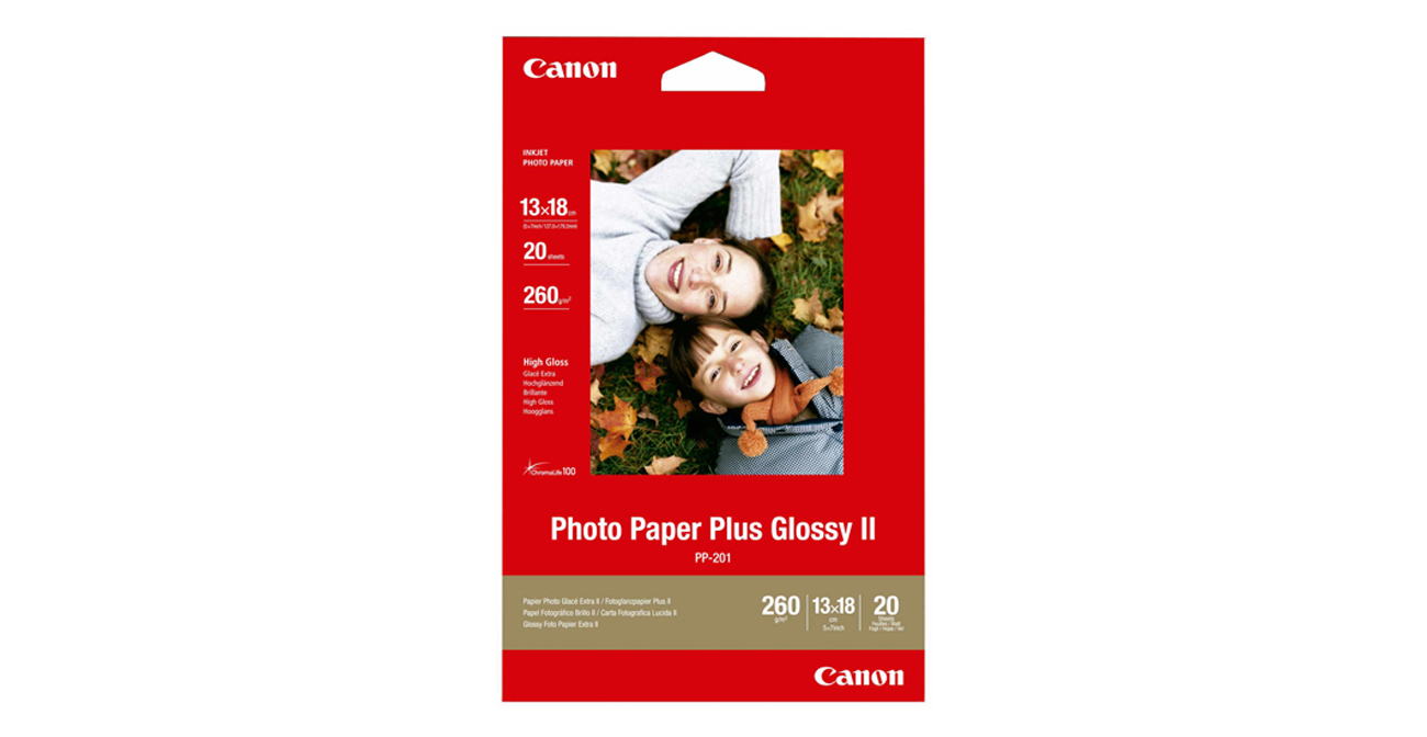 Canon Papier fotograficzny PP-201 13x18, 260g 20szt. Photo Paper Plus Glossy II