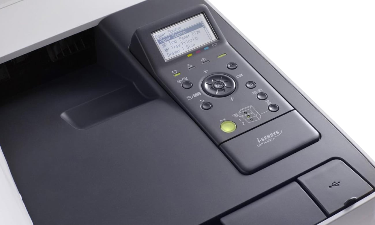 Canon i-Sensys LBP-7680Cx panel sterujący