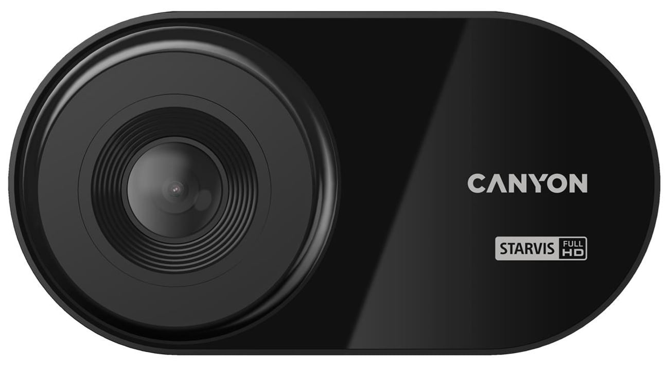 Wideorejestrator CANYON DVR10 FHD Wi-Fi Czarny - Widok ogólny