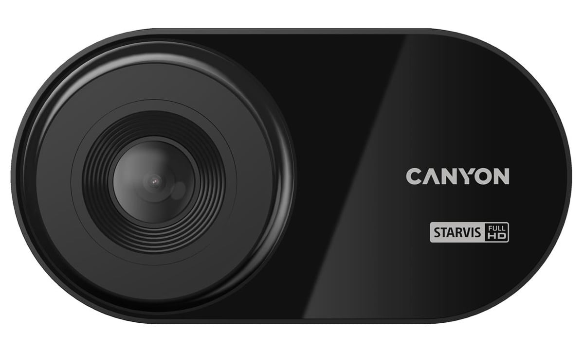 Wideorejestrator CANYON DVR10 FHD Wi-Fi Czarny - Widok ogólny