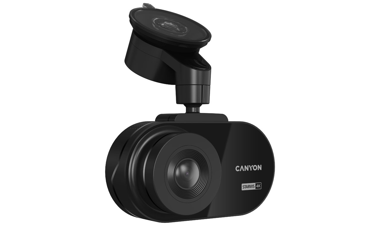 Wideorejestrator CANYON DVR40 UHD Wi-Fi Czarny - Widok ogólny