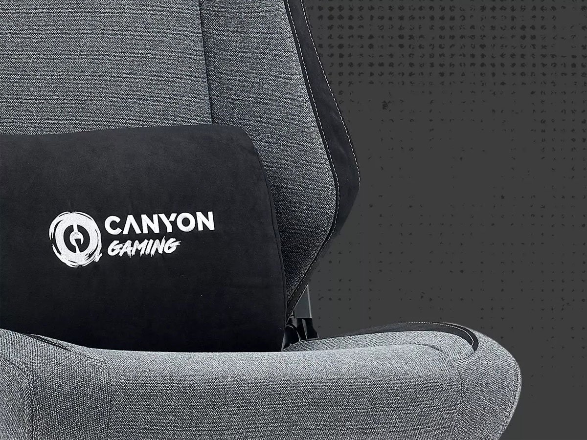 Fotel gamingowy CANYON Boulder XLCH01 King Size Szary - Grafika lifestyle
