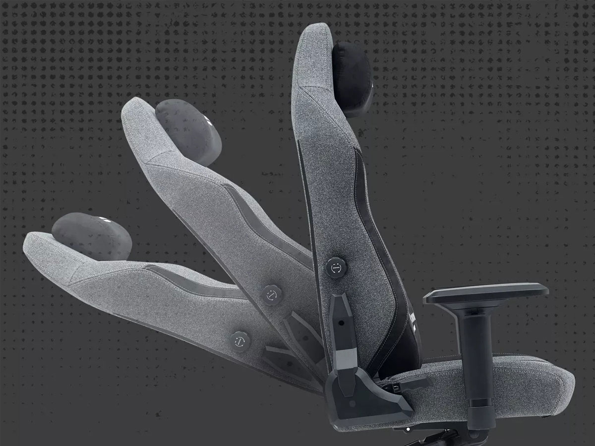 Fotel gamingowy CANYON Boulder XLCH01 King Size Szary - Grafika lifestyle