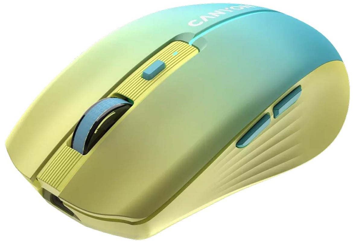 Myszka CANYON MW-44 Żółto-niebieska