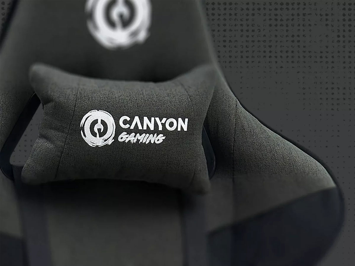 Fotel gamingowy CANYON Crest FCH01 Czarno-szary - Wsparcie dla Twojego kręgosłupa