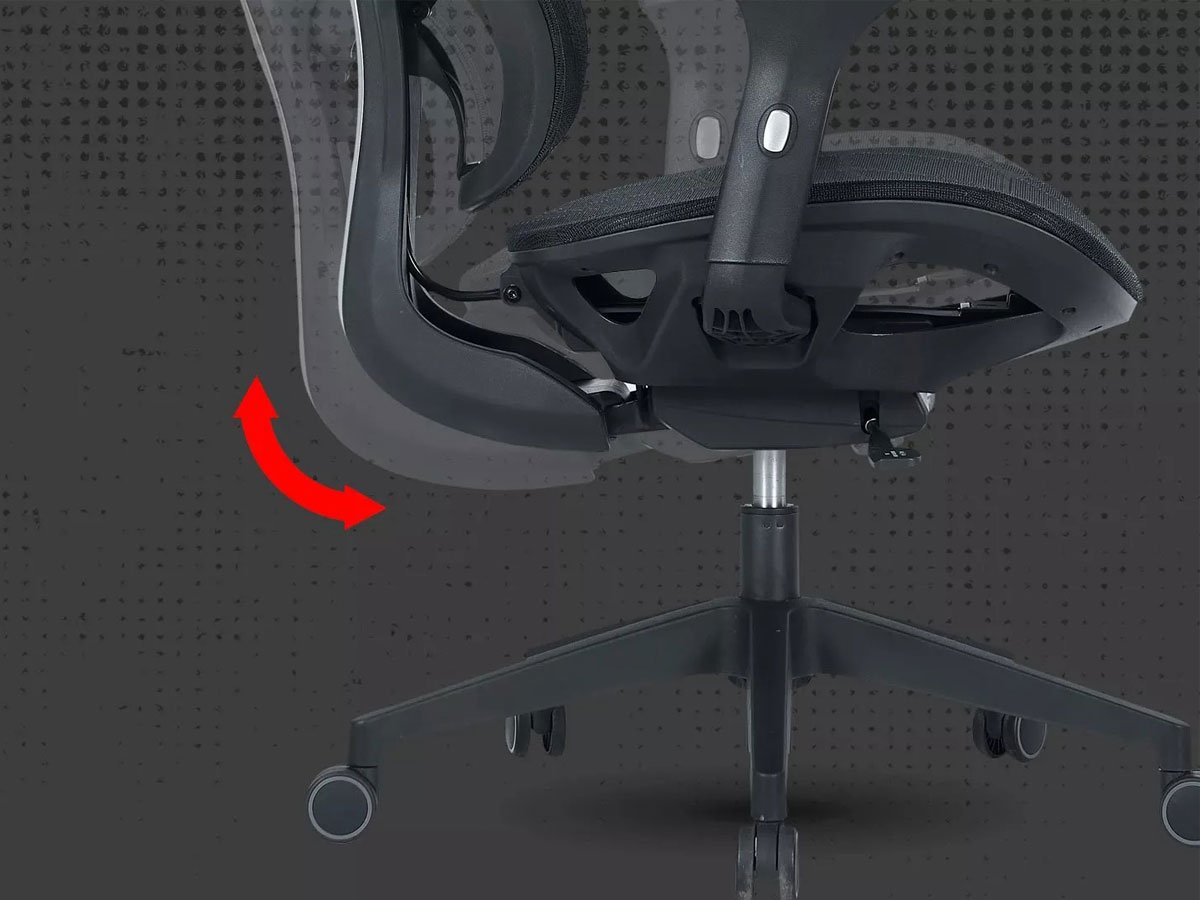 Fotel gamingowy CANYON Ventra MOCH01 Mesh Czarny - Ergonomiczna konstrukcja