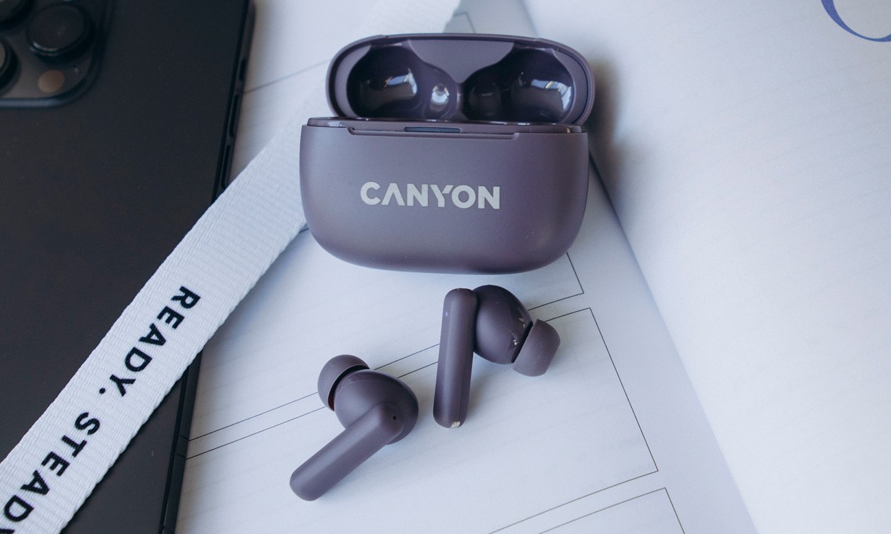 CANYON OnGo TWS-10 Kabellose In-Ear-Kopfhörer Lila