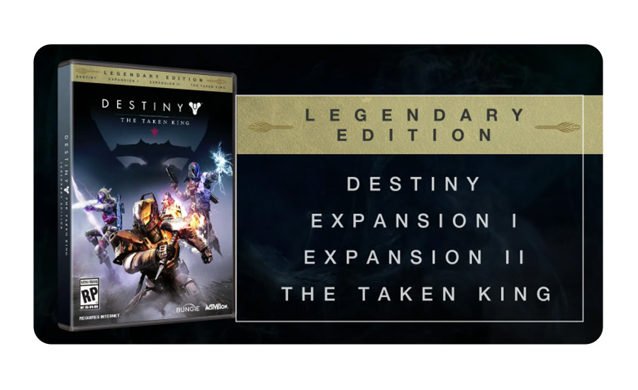 Gra Playstation 3 CD Projekt DESTINY Legendary Edition+Taken King+2DLC 5030917161858