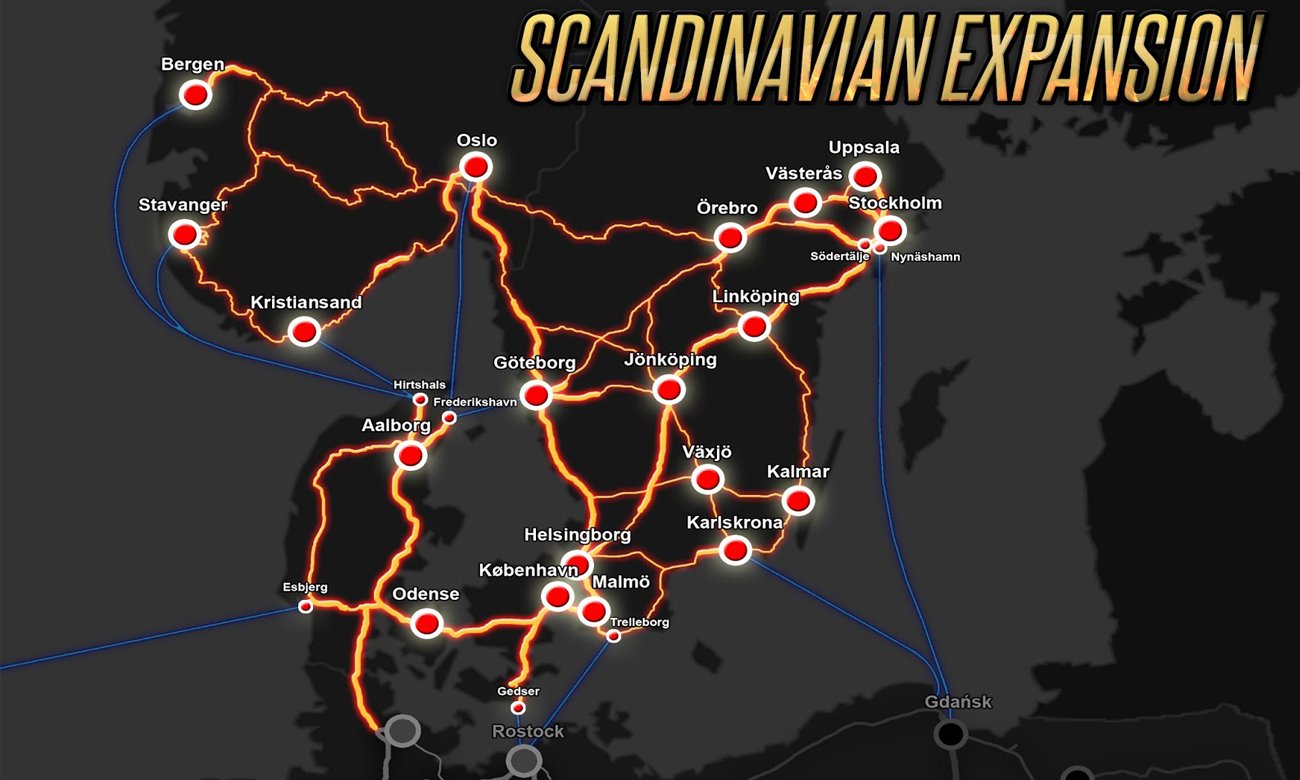 Euro Truck Simulator 2: Skandynawia