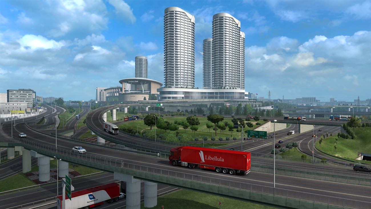 Dodatek Droga do Morza Czarnego do gry Euro Truck Simulator 2