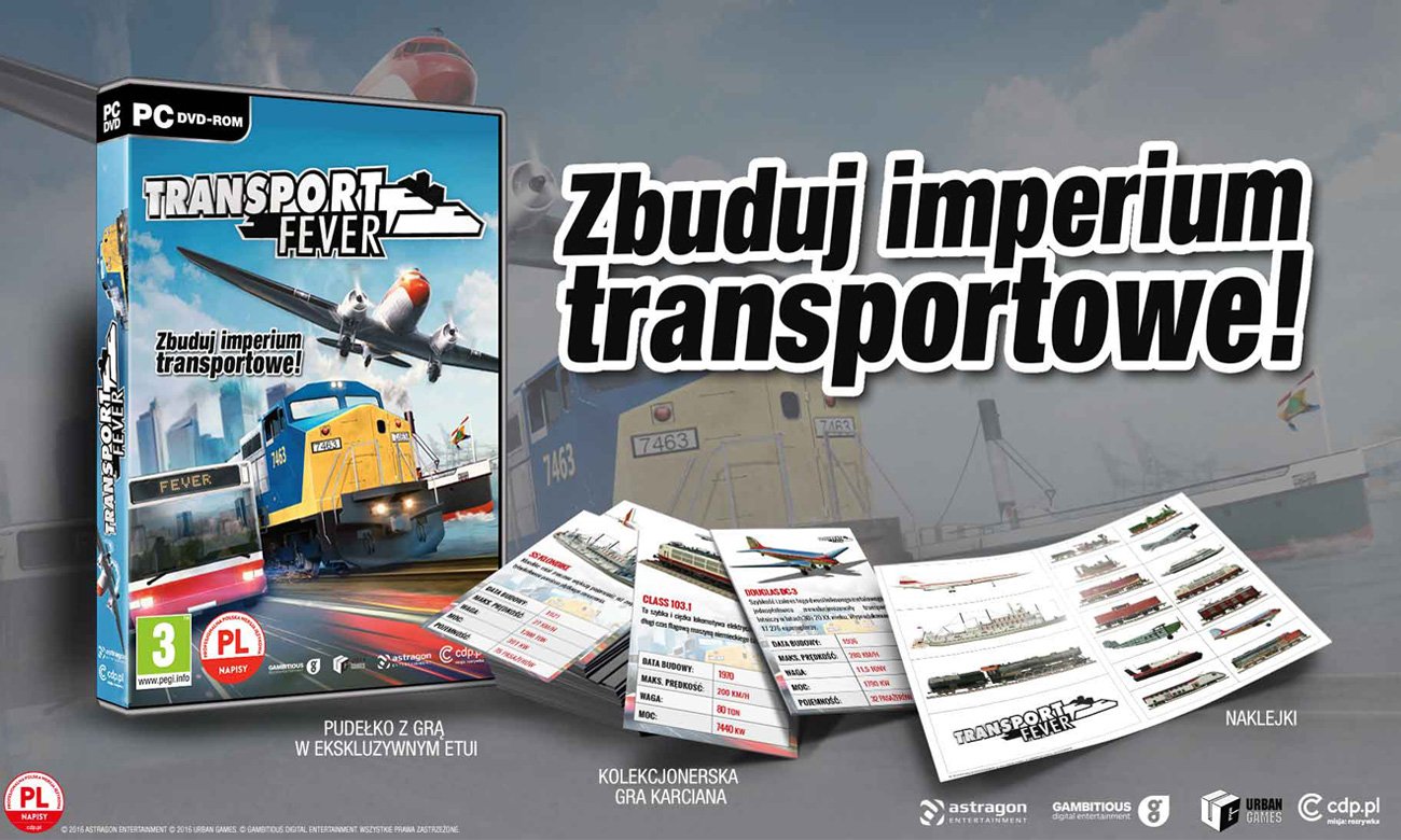 Transport Fever wydanie pudełkowe