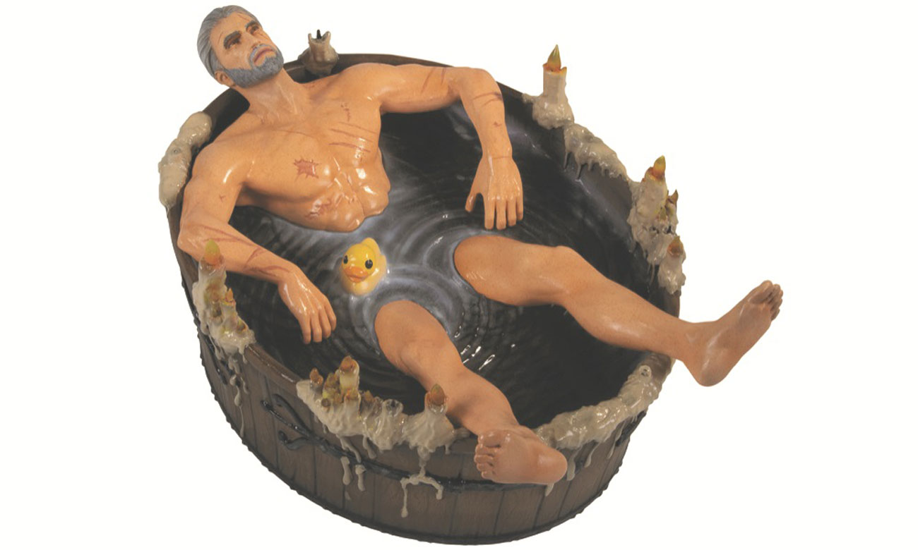 Figurka Wiedźmin 3 - Geralt w wannie