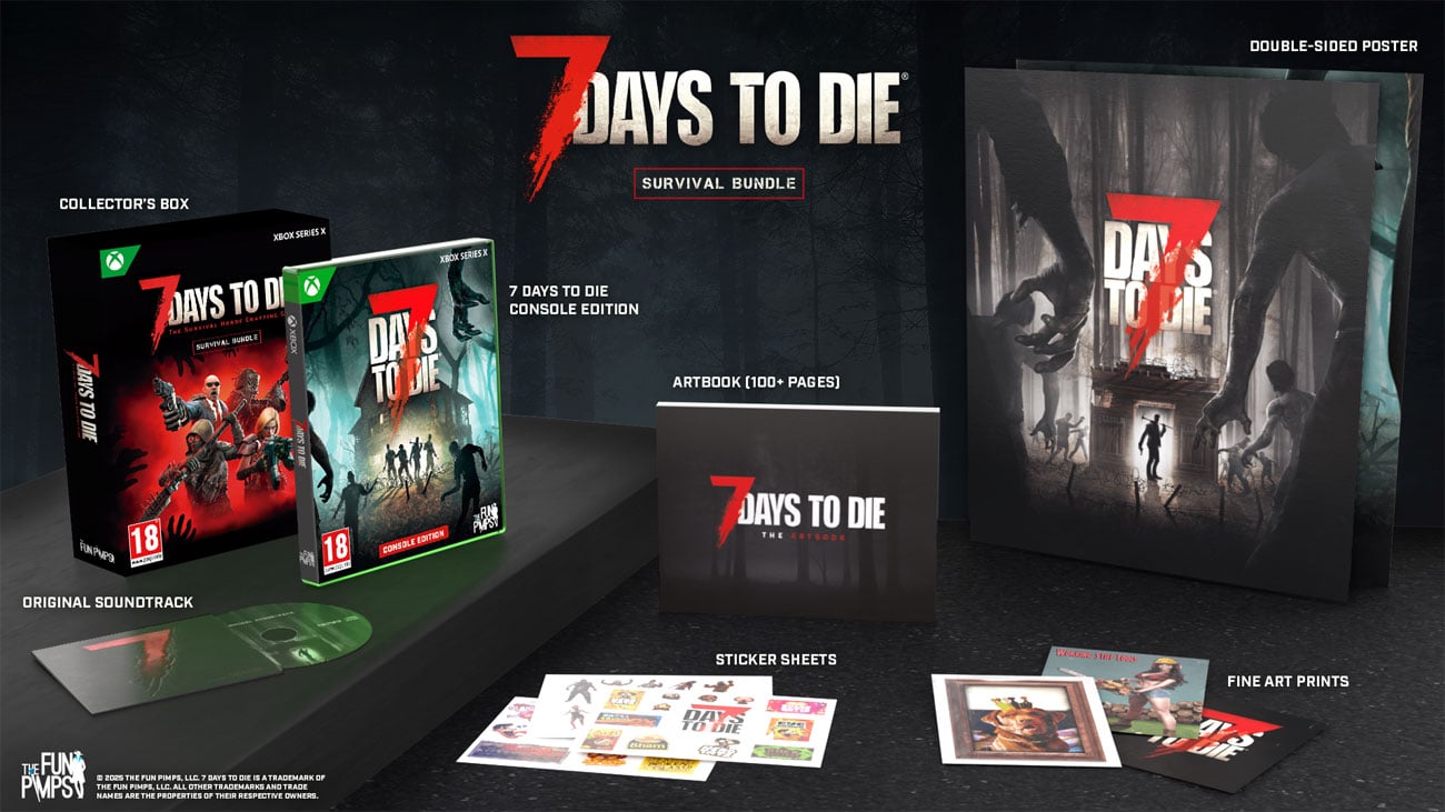 Zawartość 7 Days to Die – Console Edition Survival Bundle na Xbox Series X
