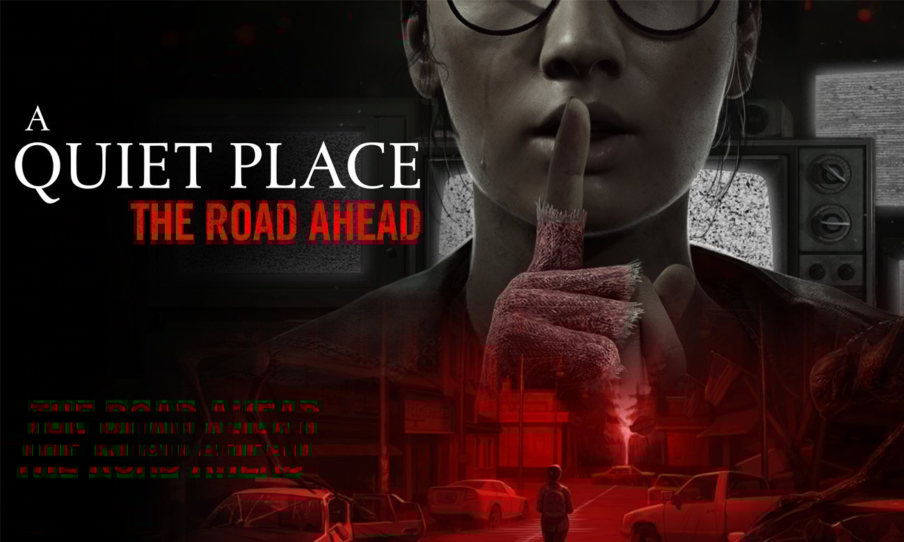Grafika key art z gry A Quiet Place: The Road Ahead