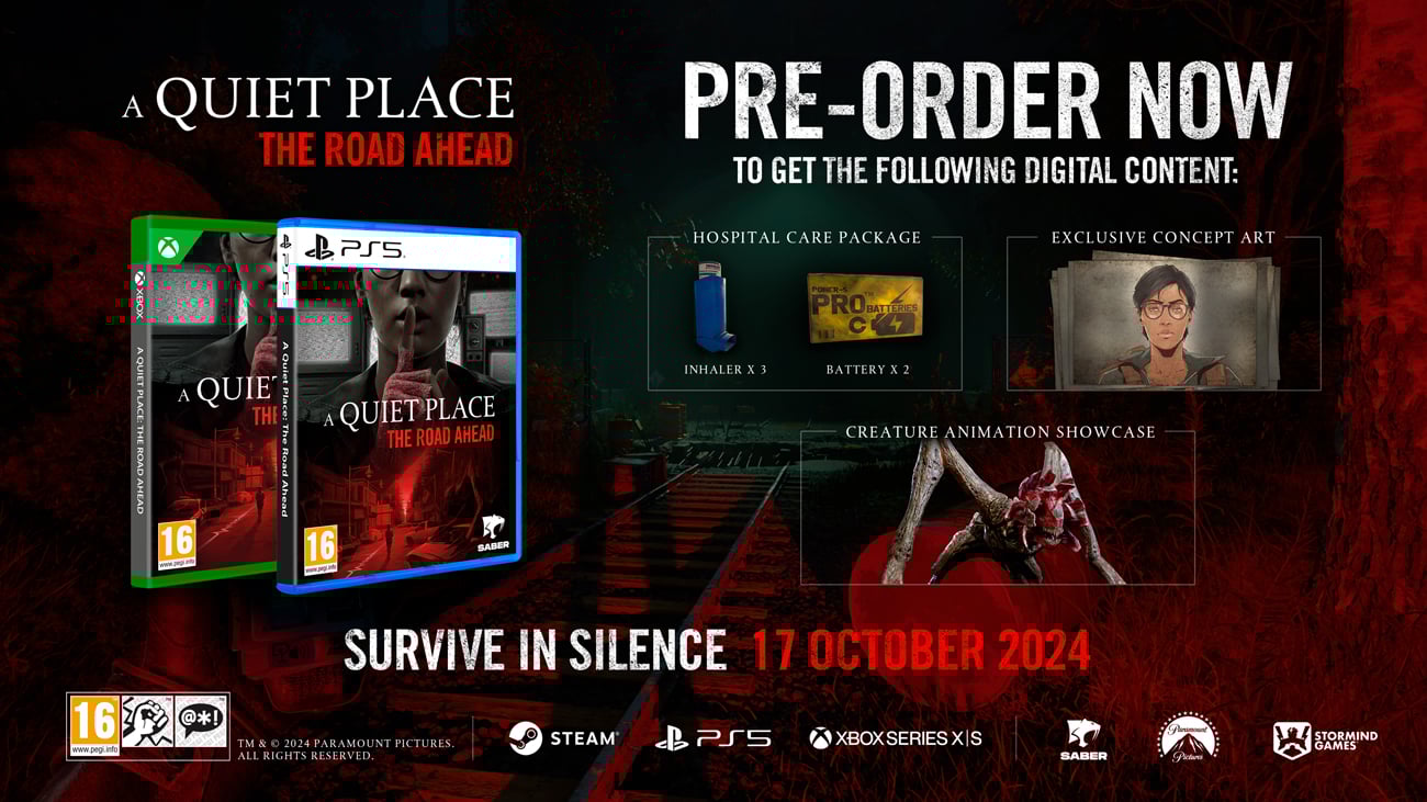 Dodatki do zamówień przedpremierowych gry A Quiet Place: The Road Ahead