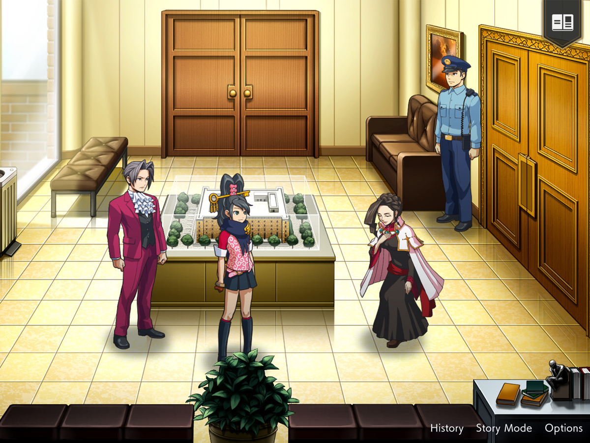 Zrzut ekranu screenshot z Ace Attorney Investigations Collection