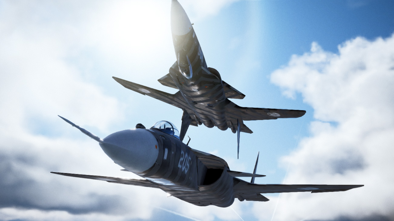 Zrzut ekranu screenshot z gry Ace Combat 7: Skies Unknown Deluxe Edition na Nintendo Switch