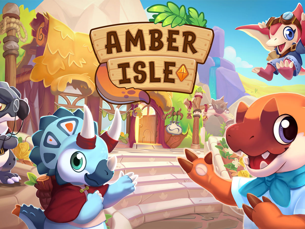 Grafika key art z gry Amber Isle