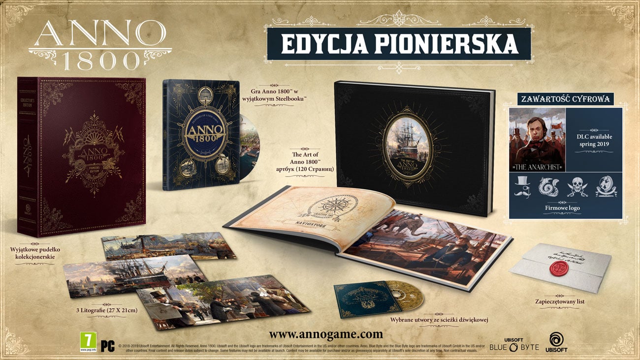 Gra PC Anno 1800 Edycja Kolekcjonerska (Pioneers Edition)