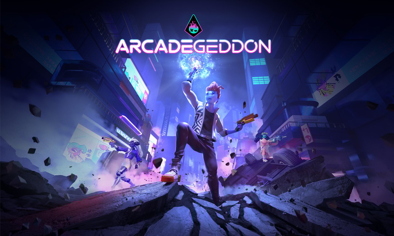 Grafika keyart z gry Arcadegeddon