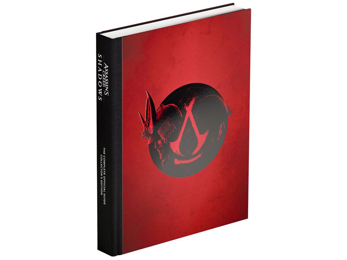 Poradnik Assassin’s Creed Shadows – The Complete Official Guide Collector's Edition - Widok od przodu pod kątem