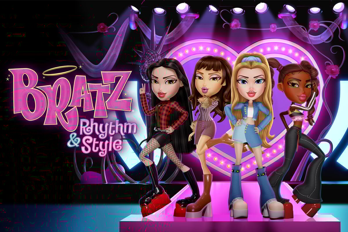 Grafika key art z gry BRATZ Rhythm & Style