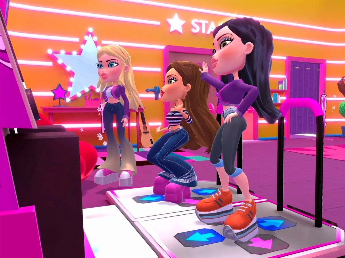 Zrzut ekranu screenshot z gry BRATZ Rhythm & Style
