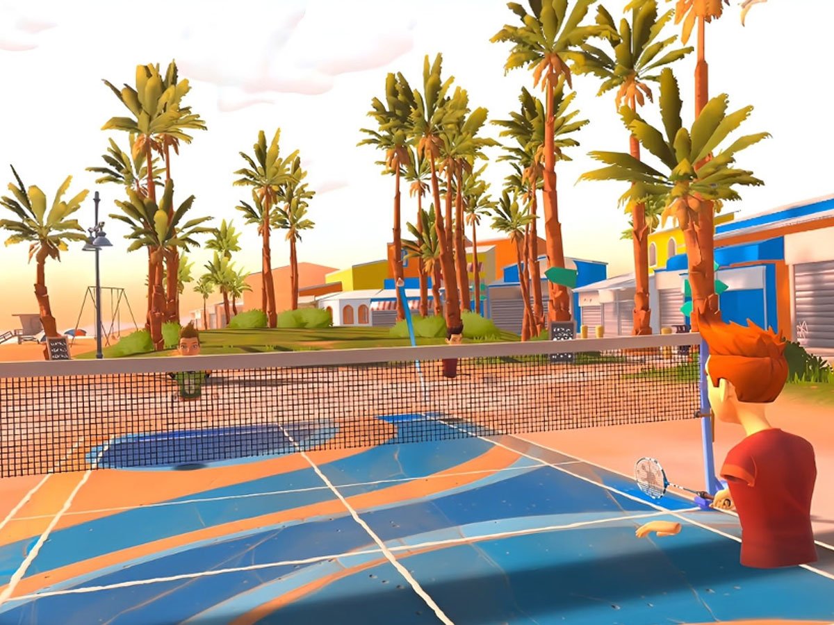 Zrzut ekranu screenshot z gry Badminton Time VR